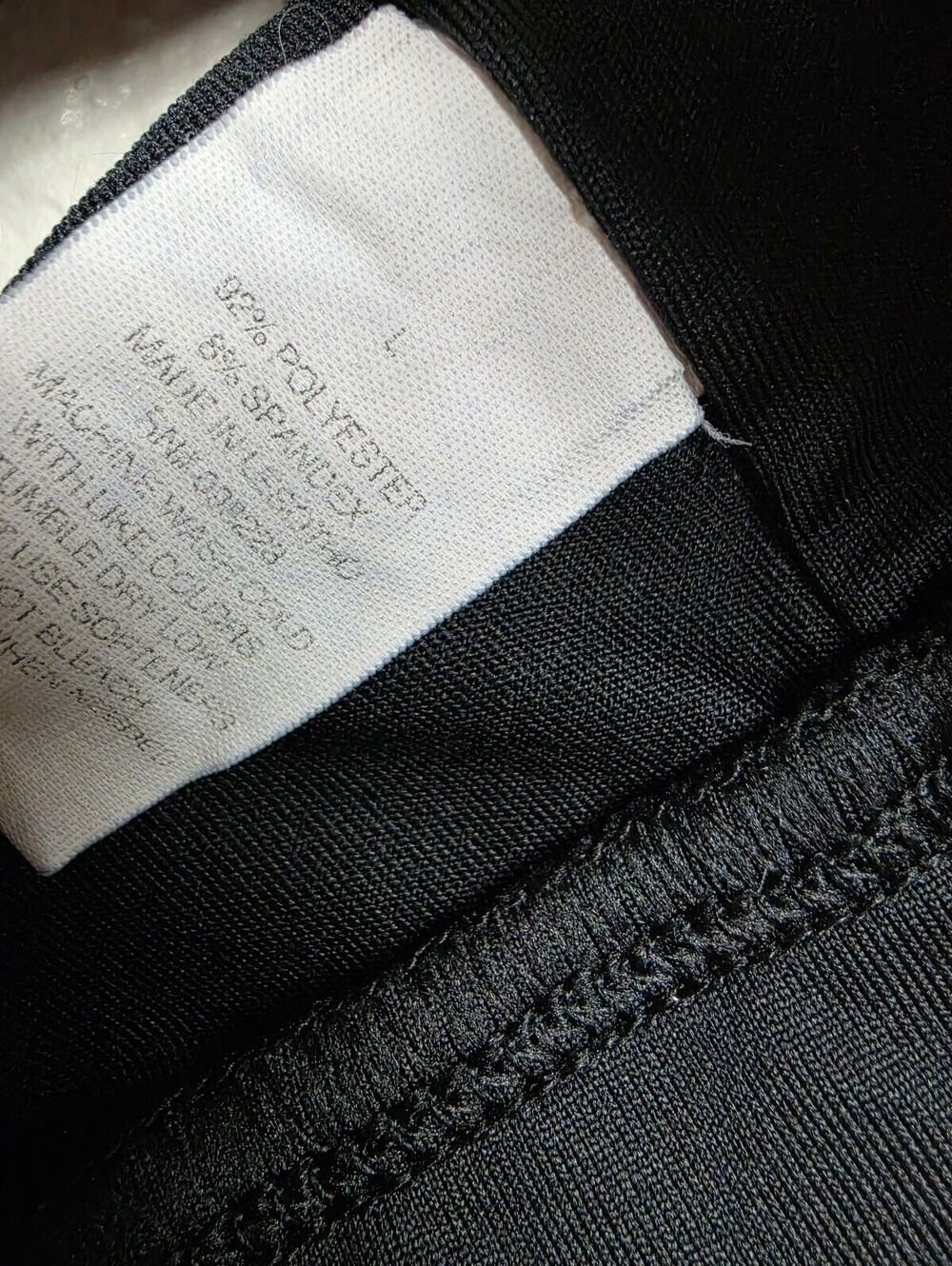 Black Racerback Sports Bra Size Large - Picture 4 of 4